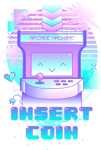 Insert Coin - gaming, arcade, classic, 80s Insert Coin - gaming, arcade, classic, 80s