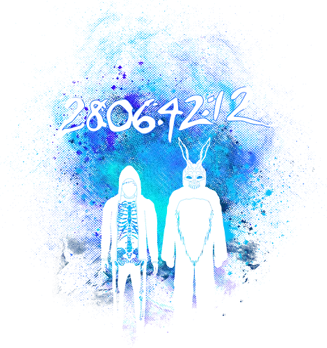 28064212 Art - donnie, darko, movie, frank, time travel