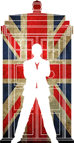 9th flag - Doctor, 9th doctor, scifi, science fiction, tardis, uk, britain, flag