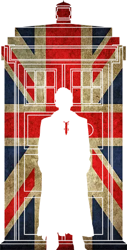 10th flag - 10th doctor, scifi, science fiction, tardis, uk, britain, flag, Doctor