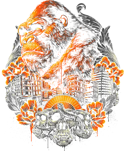 Bow to no one - king, kong, kaiju, monster, gorilla