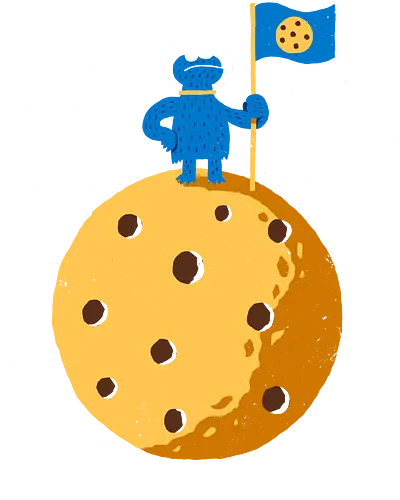 Cookie Conquered - Cookie monster, keks, planet, cookie, Monster