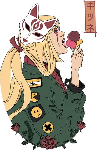 Kitsune - manga, girl, woman, japan, waifu, happy, otaku, female, roses, kitsune, fox, anime, ice crm Kitsune - manga, girl, woman, japan, waifu, happy, otaku, female, roses, kitsune, fox, anime, ice crm