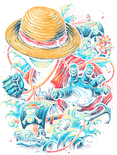 Colorful Pirate - one, piece, luffy, ruffy, pirat, anime, manga Colorful Pirate - one, piece, luffy, ruffy, pirat, anime, manga