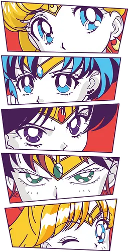 Sailor Scouts - anime, sailor, moon, Saturn, mars, manga