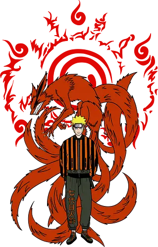 Cursed Hero - anime, manga, ninja, shinobi, 9 tailed fox, nine tails, kitsune