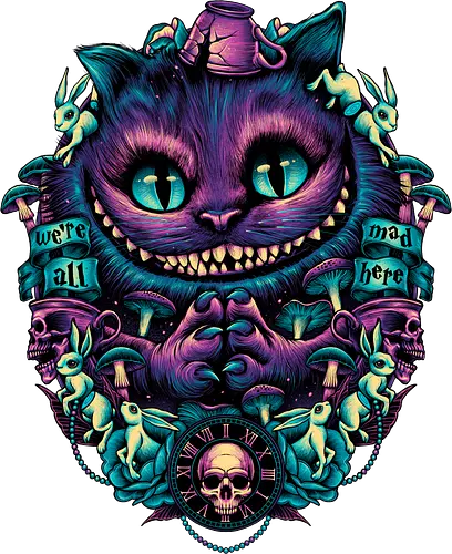 The Cat of Mischief - grinsekatze, cheshire cat, alice, wonderland, wunderland, lewis carroll