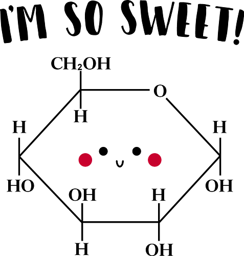 Glocose - zucker, süß, Sweet, chemie, chemistry, Glucose