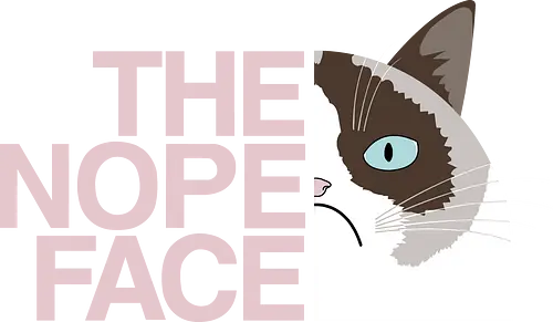 The nope Face - north, nope, grumpy cat, cat, katze, mashup