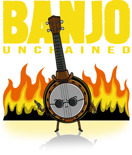 Banjo Unchained - film, fun, Django, banjo, mashup