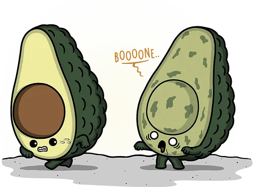 BoOoOne..! - avocado, zombie, fun, food