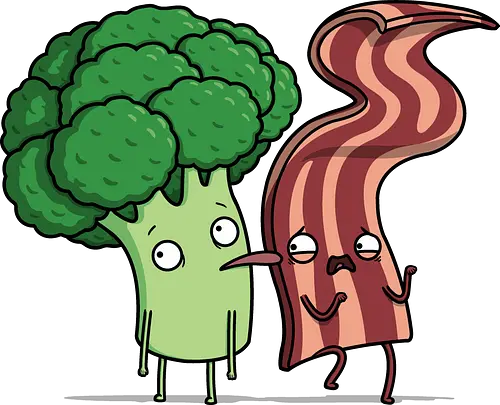 Fat Lick! - brokkoli, bacon, love, food, essen Fat Lick! - brokkoli, bacon, love, food, essen