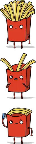 Fry Loss! - fries, fritten, pommes, Hair, fastfood Fry Loss! - fries, fritten, pommes, Hair, fastfood