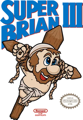 Super Brian III! - mario, life of brian, comedy, bright side, jump'n'run