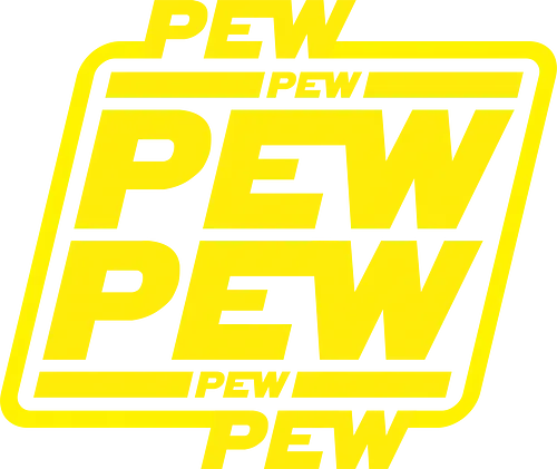 Pew Pew - space opera, pew, star, wars, scifi, science fiction, movie, film, logo