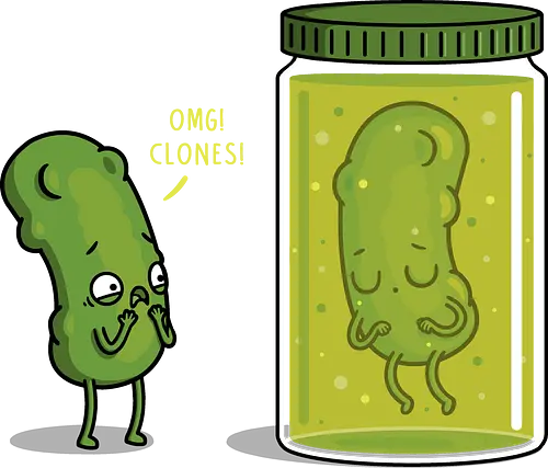 Cloned Pickle! - pickle, fun, food, essen, gurke