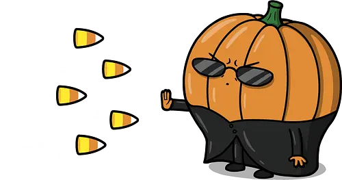 The Chosen Pumpkin! - pumpkin, Candycorn, mashup, matrix