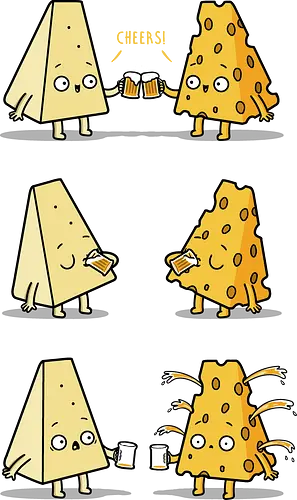 Cheeses Toasting! - cheese, beer, Cheers Cheeses Toasting! - cheese, beer, Cheers