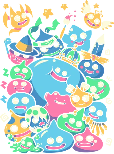 Slime Party - Slime, party, Schleim, dragon, quest, jrpg, rpg Slime Party - Slime, party, Schleim, dragon, quest, jrpg, rpg
