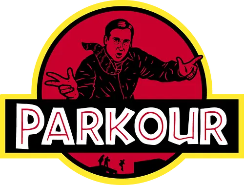 Parkour! - office, jurassic, Parkour, funny, tv