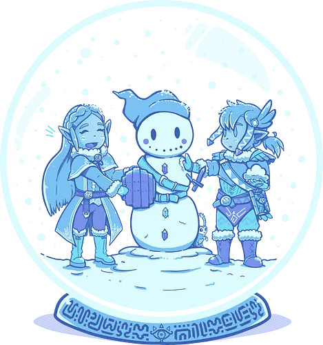 Breath of the Snow - Breath, wild, snow, winter, Snowman, Schneemann, schneekugel, Hero of Time