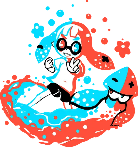 Paint with Neon - neon, Paint, shooter, farbe, gaming, videogames, squid, kid, ink, Inkling Paint with Neon - neon, Paint, shooter, farbe, gaming, videogames, squid, kid, ink, Inkling