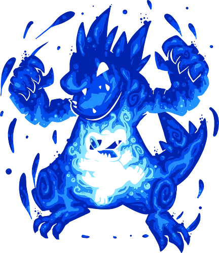 The Ferocious Water Within - water, Alligator, starter, pocket, monster, evolution The Ferocious Water Within - water, Alligator, starter, pocket, monster, evolution