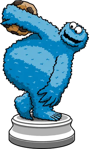 Cookiebolus! - cookie, monster, Throw, sports, Diskus, Discus