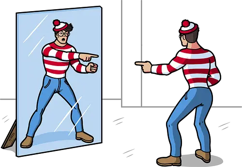 Finding Himself! - Finding Waldo, Wo ist Walter, mirror