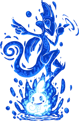 The Water Chameleon Within - evolution, pocket, monster, water, wasser, Chameleon The Water Chameleon Within - evolution, pocket, monster, water, wasser, Chameleon