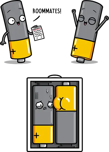 Roommates! - Batteries, funny, Turning point