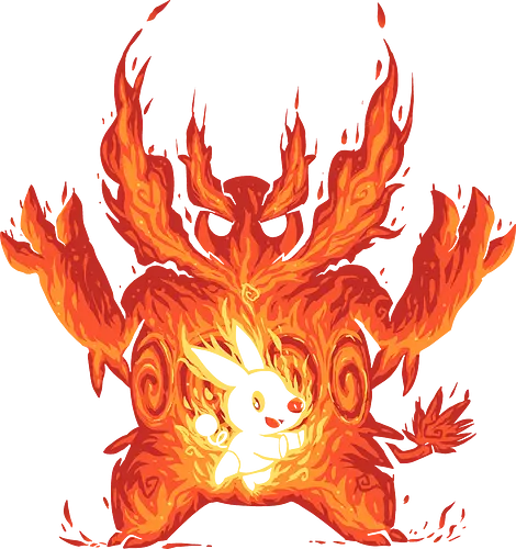 The Fire Boar Within - pocket, monster, evolution, fire, feuer, Pig