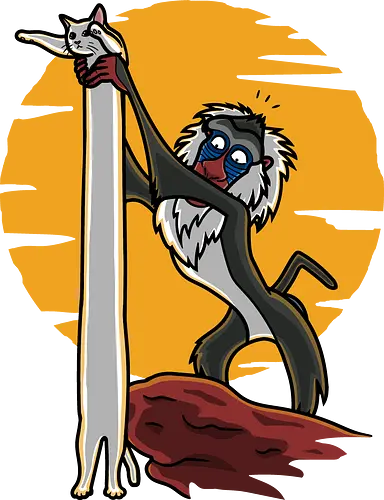 Elastic King! - Rafiki, cat