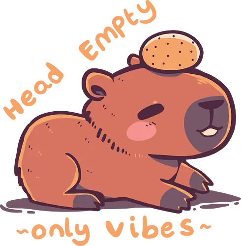 Hd Empty Capybara - good vibes, Capybara, wasserschwein, cute