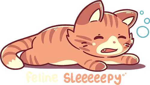 Feline Sleepy - schlafen, nap, cat, katze