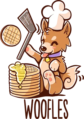 Im Making WOOFLES - Waffle, Baking, dog