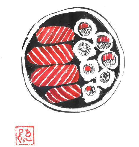 bento - bento, sushi, sumi-e