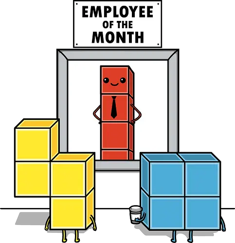 Piece of the Month! - gaming, tetris, Employee