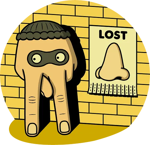 Lost Nose! - fun, joke, Got your nose, Nase geklaut, nase, hand, spaß