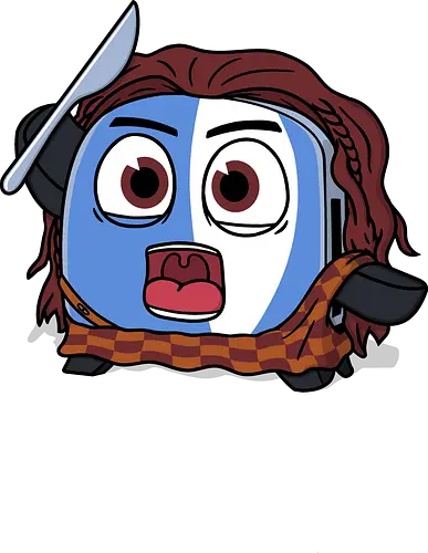 The Braveheart Toaster! - Brave, toaster, scotland, cartoon, fun, mashup