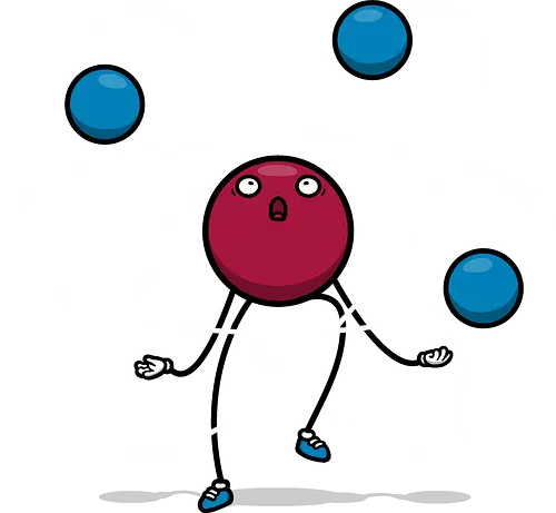 Chemi's Tricks! - science, atom, Neutron, Juggle, Jonglieren, fun, wissenschaft