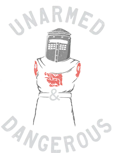 Armless But Not Harmless - monty python, black knight, Schwarzer Ritter