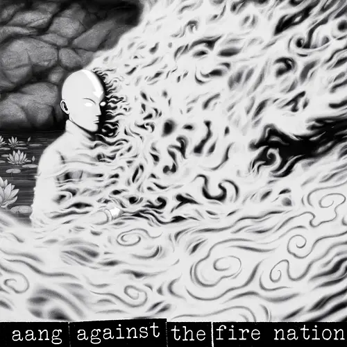 Aang Against the Fire Nation - anime, manga, mashup, music, rage, machine, Against