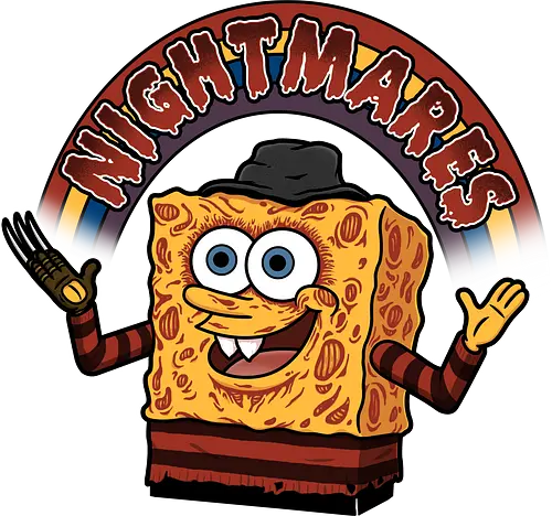 As long as we have Nightmares! - killer, horror, mashup, freddy, friday the 13th, Sponge