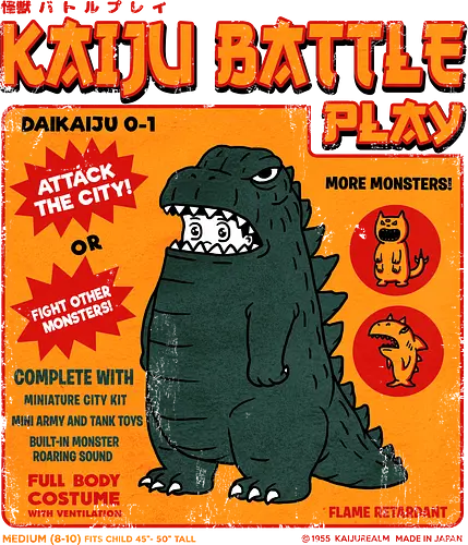 Kaiju Battle Play - kaiju, fun, kids, play, Playkit, Set