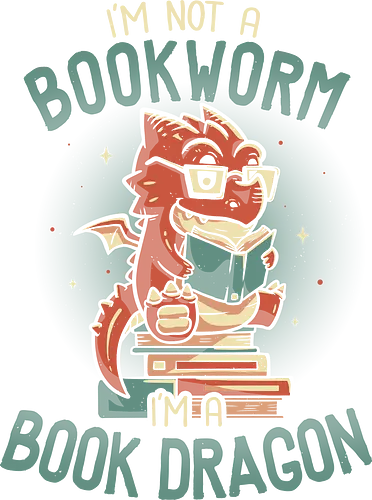 Book Dragon - drache, dragon, books, buch, lesen