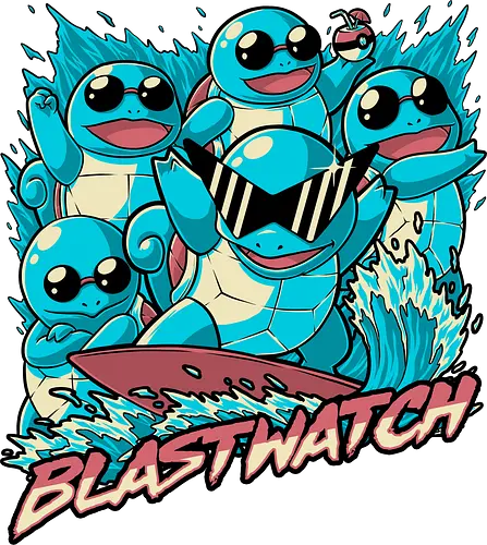 Water Pocket Monster Squad - water, starter, pocket, monster, turtle Water Pocket Monster Squad - water, starter, pocket, monster, turtle