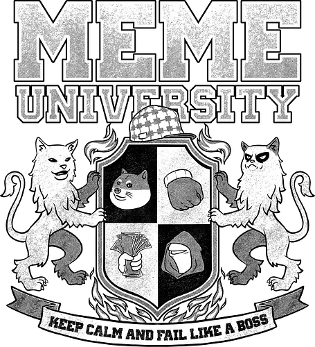 Meme University - Funny College Parody - meme, doge, grumpy, like a boss