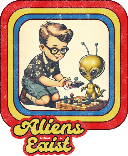 Aliens exist - aliens, space, kid