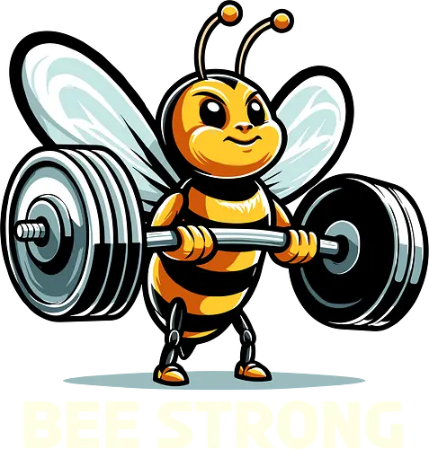 bee strong - bee, power